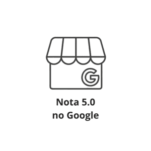 Nota 5.0 no Google